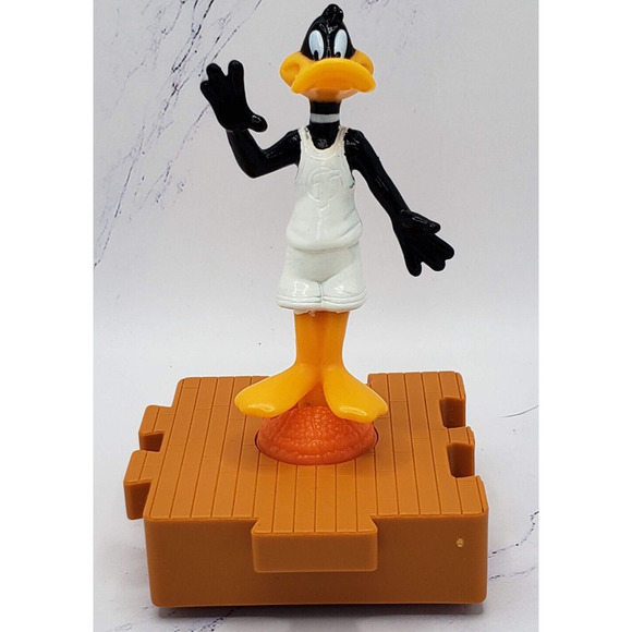 Daffy Duck Looney Tunes Space Jam Court Figure 1996 McDonalds Meal Toy - Picture 1 of 7